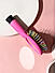 Pink Multicolor Paddle Hair Brush With Mirror