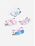 ToniQ Kids Set of 4 Multi-Colour Pastel Pretty Butterflies Hairclip for Girls