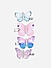 ToniQ Kids Set of 4 Multi-Colour Pastel Pretty Butterflies Hairclip for Girls