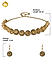 Stones Gold Plated Jewellery Set