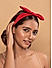 Red Bow Elasticated Hairband 