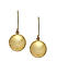 Gold Plated Spherical Drop Earring