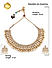  Begum Gold Wedding Ethnic Traditional Pearls & Kundan Jewellery Set For Women(1 Necklace+ 1 Pair Earrings)