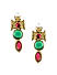 Ruby Emerald Pearls Gold Plated Jewellery Set 