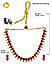 Ruby Emrald Gold Plated Jewellery Set