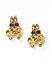 Ruby Emrald Gold Plated Coin Jewellery Set 