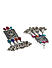 Multicolor Stones Silver Plated Oxidised Floral Jhumka Earring