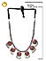 Ghungroo Multicolor Metal Beaded Enamelled Floral Necklace 