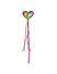 Toniq Kids Party Dress UP Pink Floral Butterfly Wings and Heart Wand Set For Girls