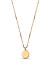 Toniq Classic Gold Plated Charm Necklace for women