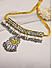 Fida Ehinic Silvert Plated Mirror & Meenakari Yellow Choker Necklace For Women