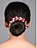 Fida Ethinic White and Red Floral Gajra Hair Acessories For Women