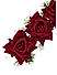 Fida Ethinic Red Rose Hair Gajra Accessory For Women