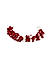 Fida Ethinic Red & White Floral Gajra Hair Accessories For Women