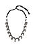 Fida Ethnic Silver Plated Oxidised Jhumka Drop Necklace For Women