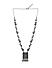 Fida Ethnic Silver Plated Floral Oxidised Necklace For Women