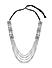 Fida Ethnic Silver Plated Layered Ghungroo Oxidised Necklace For Women