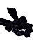 ToniQ Black Velvet Bow Hair Scrunchie For Women