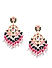 Multicolor Pearls Gold Plated Beaded Drop Earring