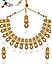 White Pearl Gold Plated Jewellery Set with Maangtikka