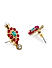 Ruby Emrald Gold Plated Temple Jewellery Set 