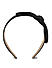 ToniQ Black Knotted Bow Head Band For Women