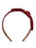 ToniQ Red Knotted Bow Head Band For Women