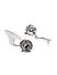 Ghungroo Silver Plated Contemporary Jhumka Earring 