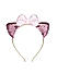 Gold-Toned and Pink Embellished Hairband