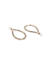 Toniq Gold Sparkling Stone Embellished Teardrop Earrings