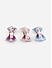 Toniq Kids Party Set Of 3 Glitter Frozen Bow Hair Clips For Girls