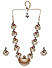 Kundan Beads Green Fuchsia Enamelled Gold Plated Peacock Ranihaar Jewellery Set