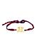 Red Blue Thread Gold Pated Swag Rakhi