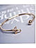Toniq Gold Chic Butterfly Cuff Bracelet For Women