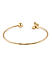 Toniq Gold Chic Butterfly Cuff Bracelet For Women