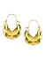 Toniq Sands of Time Gold Chic Hoop Circle Drop Earrings For Women