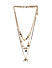Toniq Luna Gold Chic Layered Star and Moon Charm Layered Necklace For Women
