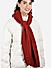 Toniq Beautiful Maroon  Special Winter  Seasonal Wear Synthetic Wool stole for Women