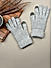 Toniq Appealing Grey  Special Winter  Seasonal Wear Synthetic Wool Glove For Women Pair