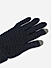 Toniq Elegant Black  Special Winter  Seasonal Wear Synthetic Wool Glove For Women Pair