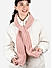 Toniq Lavish Pink  Special Winter  Seasonal Wear Synthetic Wool Stole For Women 
