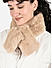 Toniq Classy Tan  Special Winter  Seasonal Wear Fur Stole For Women 