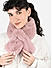 Toniq Beautiful Pink  Special Winter  Seasonal Wear Fur Stole For Women 