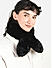 Toniq Beautiful Black  Special Winter  Seasonal Wear Fur Stole For Women 