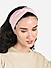 Toniq Lovely Pink  Special Winter  Seasonal Wear Synthetic Wool Hair Band For Women 