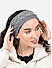 Toniq Gorgeous Grey  Special Winter  Seasonal Wear Synthetic Wool Hair Band For Women 