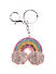 Colorful Rainbow Bling KeyChains.
