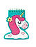 Magical Unicorn Scribble Note Pad
