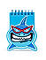 Shark Scribble Note Pad