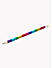 Set Of 12 Multicolor Rainbow Laser Pencil 